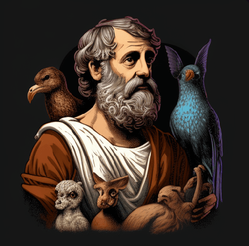 Aristotle's classification (humans separate from animals) versus Linnaeus's classification (humans as a type of animal)